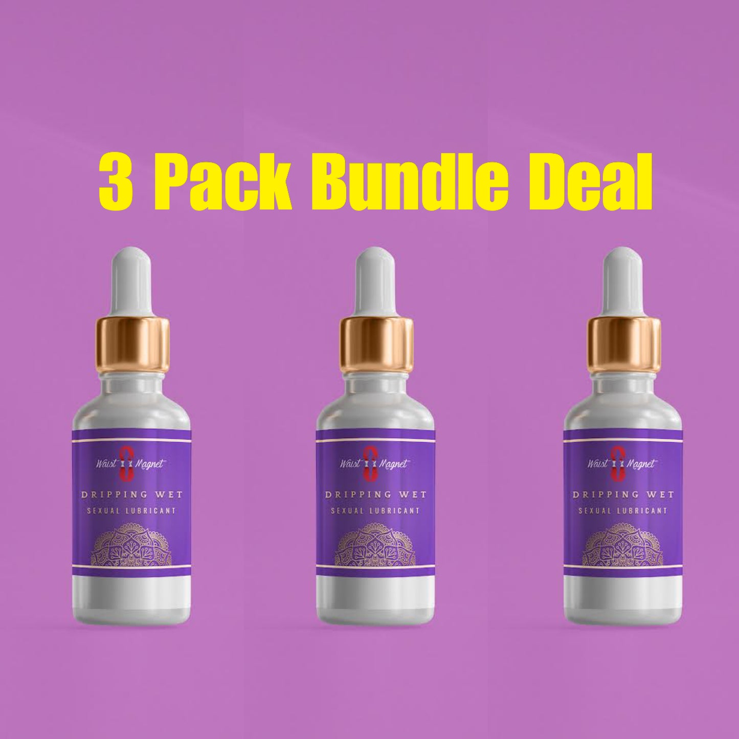 Juicy Kitty Pleasure Lubricant 3 Pack Bundle Deal - WaistMagnet