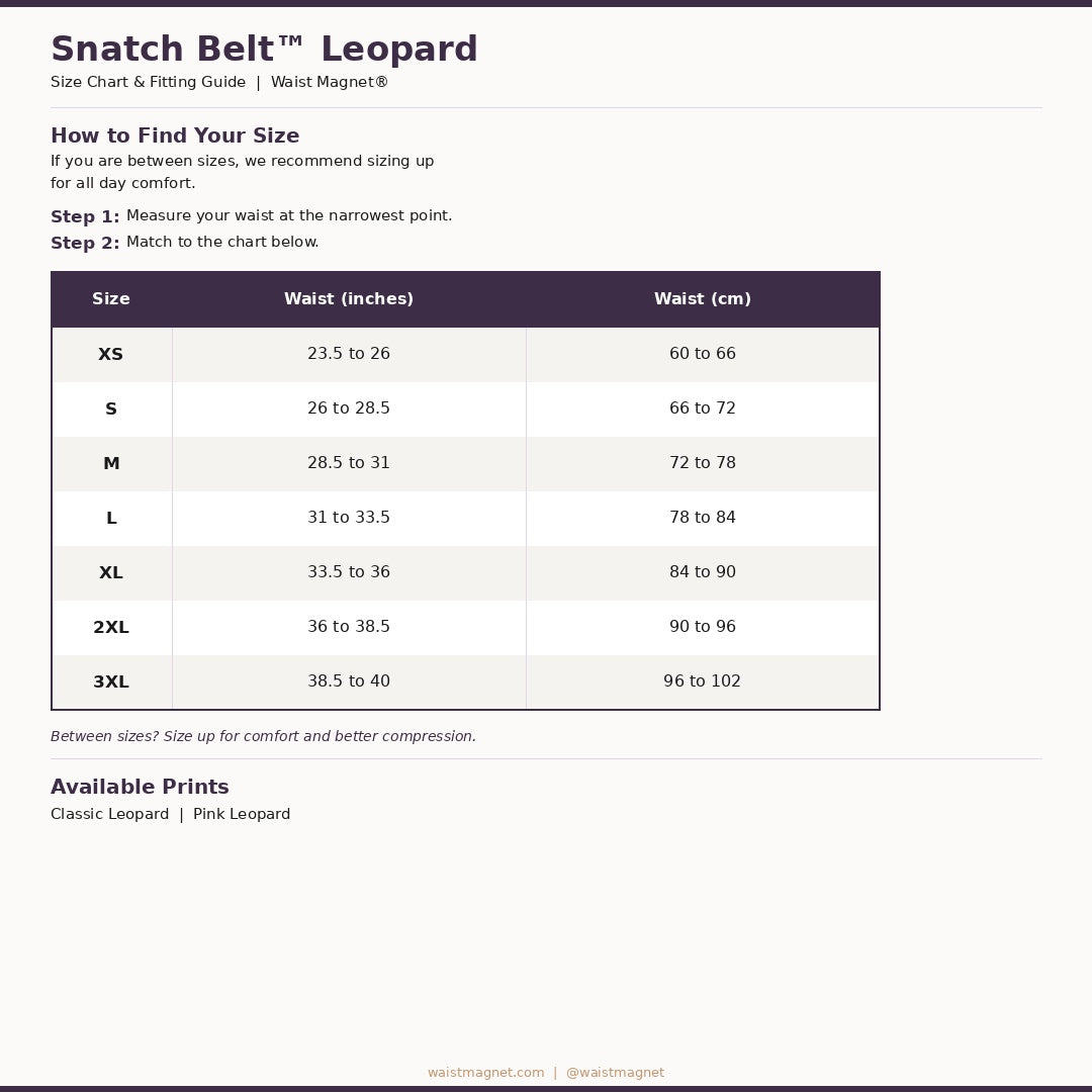 Snatch Belt™ Leopard