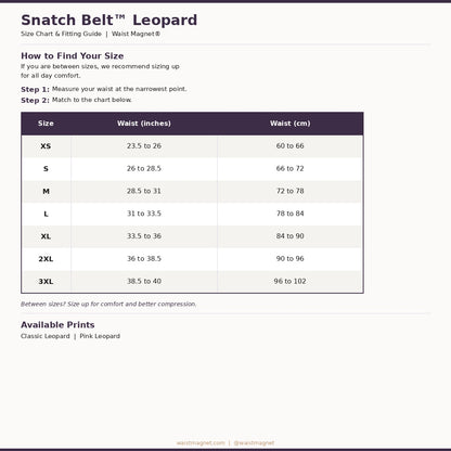 Snatch Belt™ Leopard