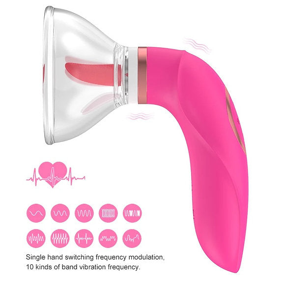 Licked Clitoral Nipple Licking Vibrator - WaistMagnet